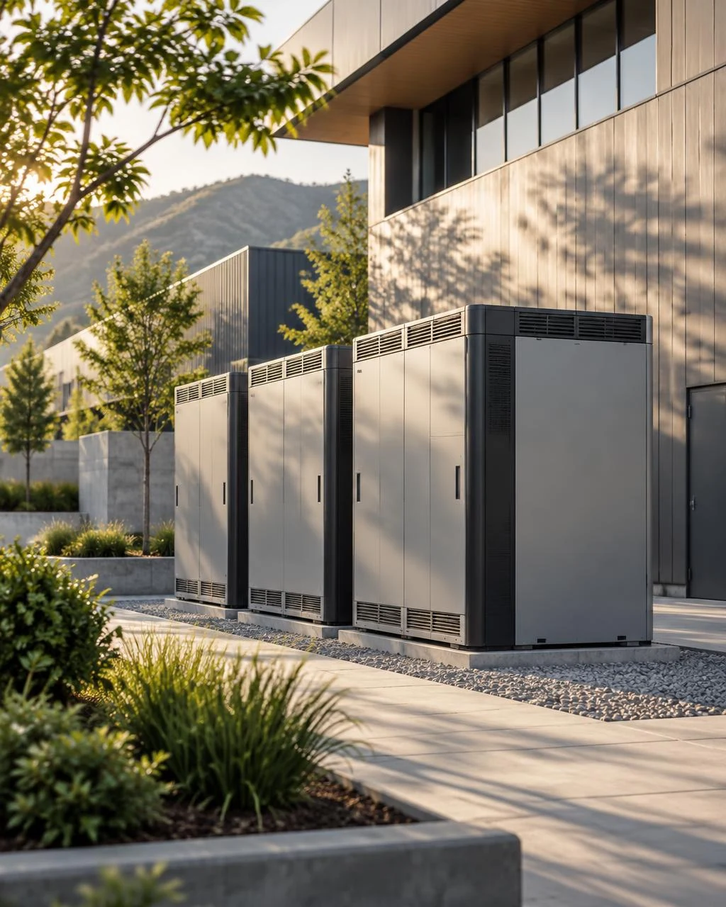 Concept of unbranded modular energy-storage equipment.